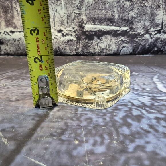 Vintage 1908 Cawston Ostrich Farm Gambling Glass Paperweight California - Picture 7 of 7